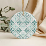 Teal Trellis Ornament | Taste + See Collection | Praise + Gratitude