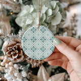 Teal Trellis Ornament | Taste + See Collection | Praise + Gratitude