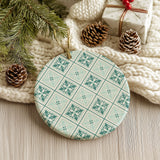 Teal Trellis Ornament | Taste + See Collection | Praise + Gratitude