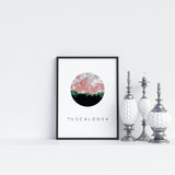 Tuscaloosa, Alabama | Landmark | Art Print