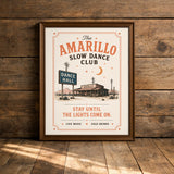 Amarillo Slow Dance Club — Art Print | Dust + Denim