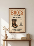 Boots After Midnight — Art Print | Dust + Denim