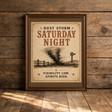 Dust Storm Saturday Night — Art Print | Dust + Denim