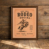 Last Call Rodeo Social — Art Print | Dust + Denim