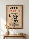 Midnight Two Step Society — Art Print | Dust + Denim