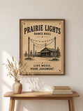 Prairie Lights Dance Hall — Art Print | Dust + Denim