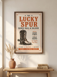 Lucky Spur Dance Hall — Art Print | Dust + Denim