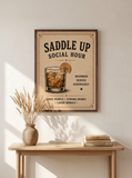 Saddle Up Social Hour — Art Print | Dust + Denim