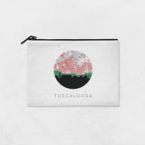 Tuscaloosa Alabama map and skyline pouch