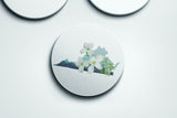 Virginia State Flower | Flora & Fauna Coaster Set