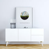 Vergennes, Vermont | Landmark | Art Print