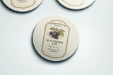 Vermont Blackberry Jam Ceramic Coaster Set – Cedar Hollow Preserves | Cider + Cedar | Paperfinch