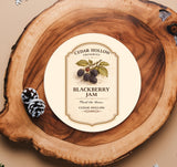 Vermont Blackberry Jam Ceramic Coaster Set – Cedar Hollow Preserves | Cider + Cedar | Paperfinch
