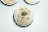 Vermont Wild Blueberry Jam Ceramic Coaster Set – Cedar Hollow Preserves | Cider + Cedar | Paperfinch