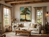 The Old Cedar — Minimalist Vermont Art Print