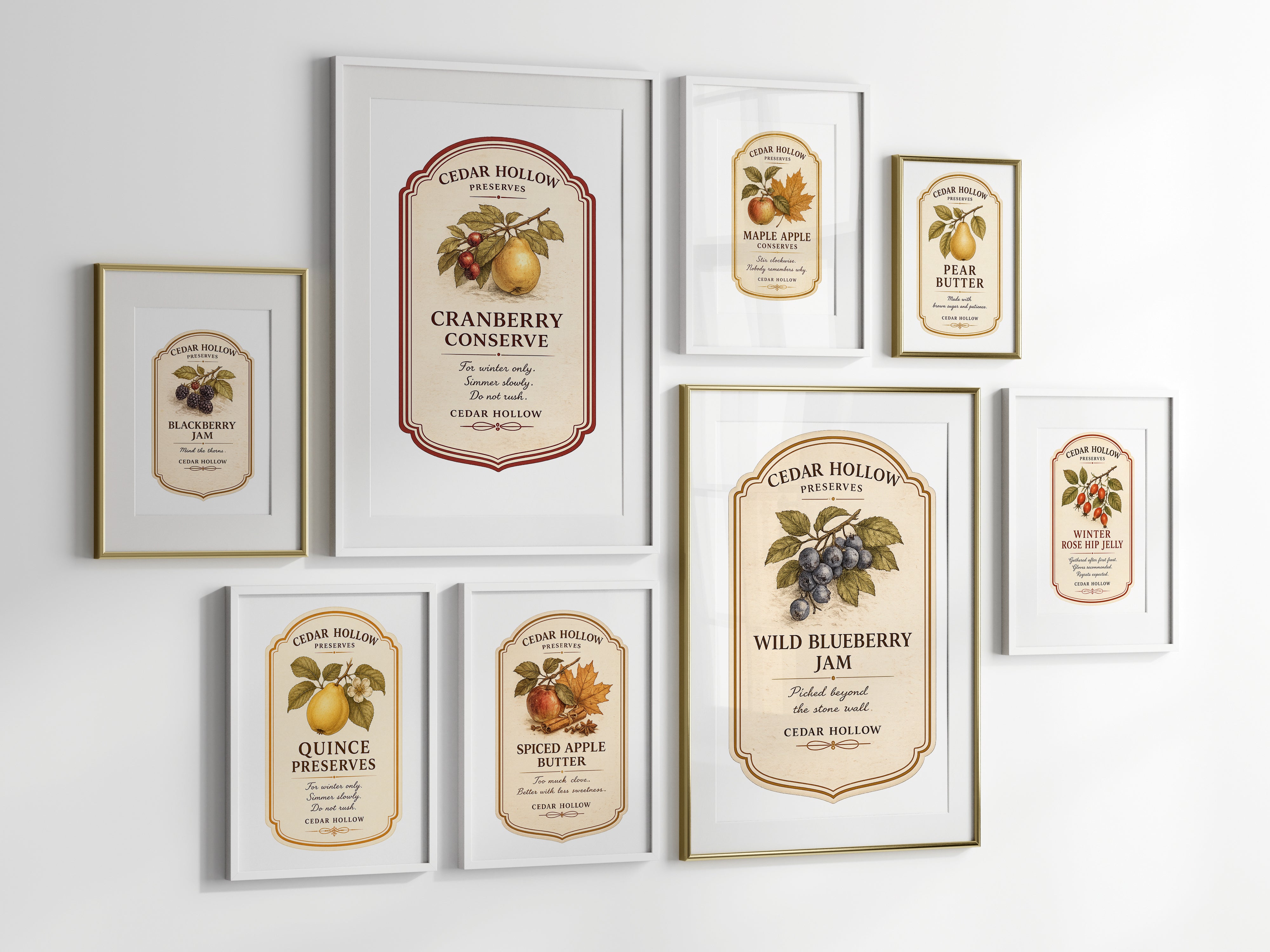 Vermont Maple Apple Conserves Kitchen Tea Towel – Cedar Hollow Preserves | Cider + Cedar | Paperfinch