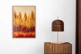 Amber Grove — Autumn Vermont Landscape Print