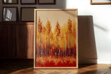 Amber Grove — Autumn Vermont Landscape Print