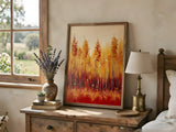 Amber Grove — Autumn Vermont Landscape Print