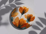 Harvest Blooms Coaster — Autumn Botanical