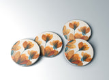 Harvest Blooms Coaster — Autumn Botanical
