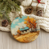 Vermont Country Lane Christmas Ornament | Cider + Cedar | Paperfinch