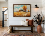 The End of the Lane — Vermont Country Road Art Print