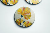 Late Season Blooms Coaster — Muted Botanical