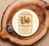 Vermont Maple Apple Conserves Ceramic Coaster Set – Cedar Hollow Preserves | Cider + Cedar | Paperfinch