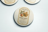 Vermont Maple Apple Conserves Ceramic Coaster Set – Cedar Hollow Preserves | Cider + Cedar | Paperfinch