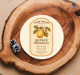 Vermont Quince Preserves Ceramic Coaster Set – Cedar Hollow Preserves | Cider + Cedar | Paperfinch