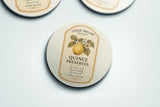 Vermont Quince Preserves Ceramic Coaster Set – Cedar Hollow Preserves | Cider + Cedar | Paperfinch