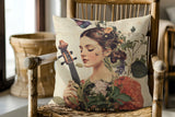 Orchard Song Throw Pillow — Beatrice Holloway Finch