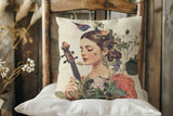 Orchard Song Throw Pillow — Beatrice Holloway Finch