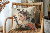 Orchard Song Throw Pillow — Beatrice Holloway Finch