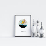 Waco, Texas | Landmark | Art Print
