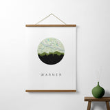 Warner, New Hampshire | Landmark | Art Print