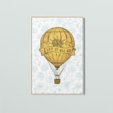 Hot Air Balloon Art Print – Let It All Go | Wheat + Wind | Paperfinch