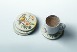 Prairie Goldfinch Coaster — Wheat + Wind