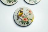 Prairie Goldfinch Coaster — Wheat + Wind