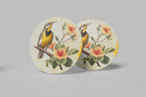 Prairie Goldfinch Coaster — Wheat + Wind