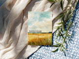 Open Field greeting card | Wheat + Wind Collection