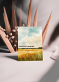 Open Field greeting card | Wheat + Wind Collection