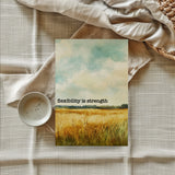 Open Field greeting card | Wheat + Wind Collection