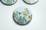 Wildflowers in Glass Coaster — Wheat + Wind