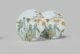 Wildflowers in Glass Coaster — Wheat + Wind