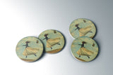 Whimsy in the Wind – Prairie Sandstone Coaster Set