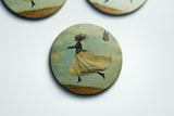 Whimsy in the Wind – Prairie Sandstone Coaster Set