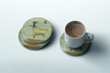 Whimsy in the Wind – Prairie Sandstone Coaster Set