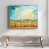 Nebraska Golden Hour Art Print – Prairie | Wheat + Wind | Paperfinch